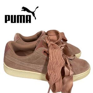 Puma Women's Suede Leather Heart VR Rose Trainers Sneakers 365111 04 Sz 8.5